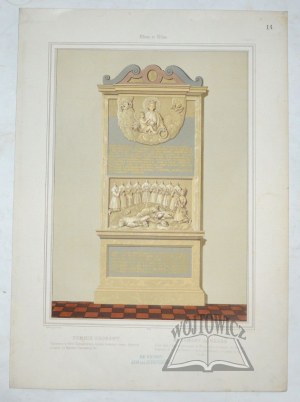 (POMNIK Wyprawy Chocimskiej). Pomnik grobowy wystawiony w Farze Nowogrodzhiey Jerzemu Rudominie i ośmiu Rycerzom poległym na Wyprawie Chocimskiey 1621.