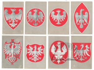 (HERBY). Polnische Embleme aus verschiedenen Epochen.