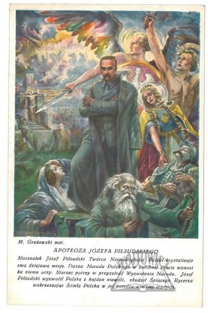 (PIŁSUDSKI, Légions). L'apothéose de Józef Piłsudski.