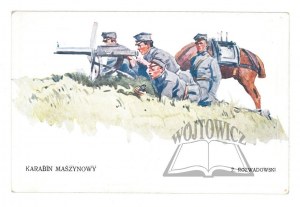 (MILITARY). Machine gun. Z. Rozwadowski.