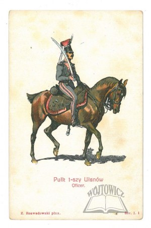 (MILITARY). 1st Lancers regiment. Officer. Z. Rozwadowski.