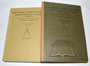 (ATLAS). CATALOGUE de cartes anciennes de la République de Pologne dans la collection d'Emeryk Hutten Czapski et dans d'autres collections.