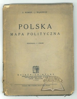POLSKA mapa polityczna.
