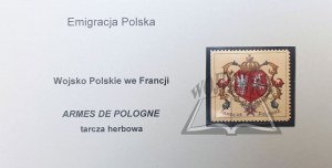 (EMIGRACJA Polska). ARMES de Pologne.