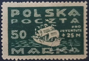(ČEST polského národa). Polská pošta. Pro Juventute.