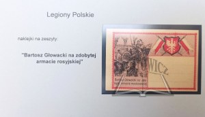 (LEGIONI polacche). Bartosz Glowacki su un cannone di Mosca catturato.