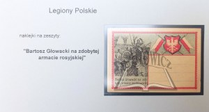 (Polnische LEGIONEN). Bartosz Glowacki auf einer erbeuteten Moskauer Kanone.