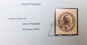(PIŁSUDSKI Józef). 19/3 Józef PIŁSUDSKI 1918.