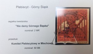 (PLEBISCYT - Górny Śląsk). Nie damy Górnego Śląska.