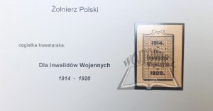 (Soldier of Poland). For War Invalids. 1914 - 1920.