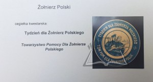 (ŻOŁNIERZ Polski). Settimana del soldato polacco. Tow. Pom. dla Żołnierza Polsk.