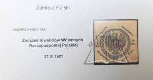 (ŻOŁNIERZ Polski). Union of War Invalids Rzp. Pol. 27.XI.1921.