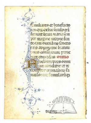 (Carte parcheminée, manuscrit).