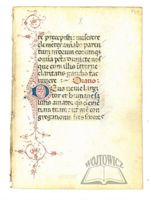 (Carte parcheminée, manuscrit).