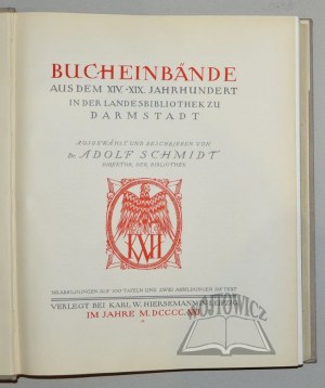 (UCCELLI). BUCHEINBÄNDE aus dem XIV.-XIX. Jahrhundert in der Landesbibliothek Darmstadt.