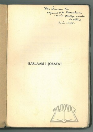 PISKORSKI Sebastjan, Les vies de Barlaam et de Josaphat.