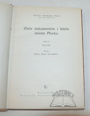 Collection of documents and letters of the city of Plock.