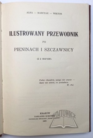 ALHA (Hammerschlag Alfred), MARCZAK (Michal), WIKTOR (Jan), Guide illustré de Pieniny et Szczawnica.