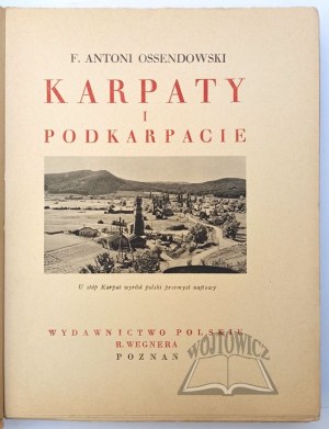 CUDA DE POLOGNE. OSSENDOWSKI F. Antoni - Karpaty i Podkarpacie.