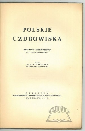 KARCZMAREWICZ Janina, Fedorowski Grzegorz, Polnische Heilbäder.