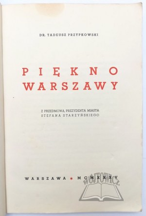 die Schönheit von Warschau.