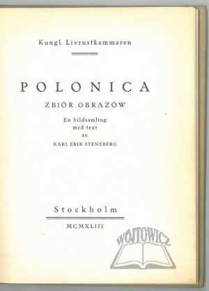 POLONICA. A collection of paintings.