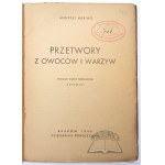 (KULINARIA). MERING Andrzej, Przetwory z owoców i warzyw.