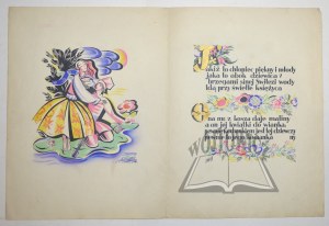 GRONOWSKI Tadeusz (1894 - 1990), (Scena do Świtezianki).