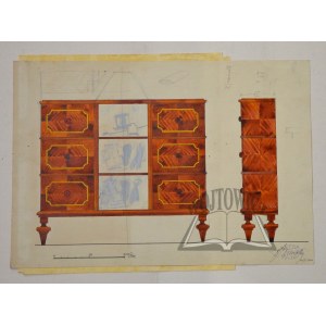 GRONOWSKI Tadeusz (1894-1990), Cupboard design.