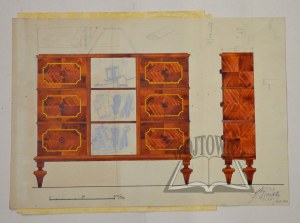 GRONOWSKI Tadeusz (1894-1990), Projekt kredensu.