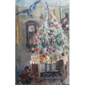 MAŚLAKIEWICZ-BRZOZOWSKA Anna (1912-1986), Choinka.