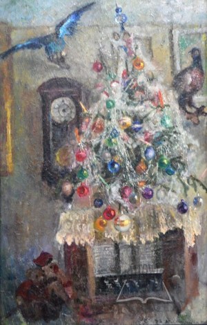 MAŚLAKIEWICZ-BRZOZOWSKA Anna (1912-1986), Choinka.