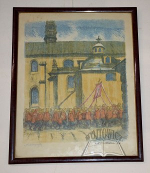 DZIELIŃSKI Jan Kazimierz (1894-1955), (Procesja?)