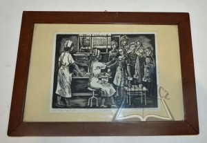 KRAŻOWSKA-KNOTOWA Helena (1911-1992), Cykl: Opieka nad matką i dzieckiem. 