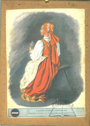 SOPOĆKO-Wąsowicz Maria (1896 - 1987), Kobieta z Podhala ze wsi Rzepiska w stroju Orawskim.