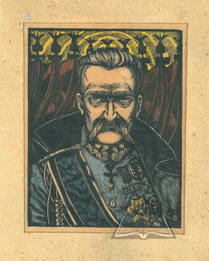 ŻURAWSKI Władysław (1888 Stryj - 1963 Mielec), Portret Józefa Piłsudskiego.