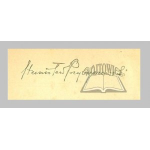 (PRZYBYSZEWSKI Stanisław. AUTOGRAF)., Homers Werke in zwei Banden.