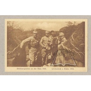(LEGIONY). Schützengraben an der Nidda 1915.