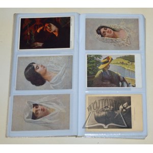 Polish painting on postcards.