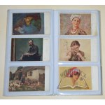 Polish painting on postcards.
