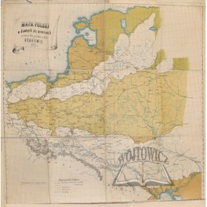 (POLAND). A map of Poland in its former boundaries published for the use of schools.