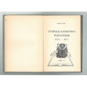 ŻYNDA Marian, Introligatorstwo poznańskie 1574-1975.