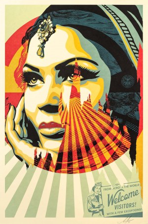 Shepard FAIREY (ur. 1970), Target Exceptions, 2021