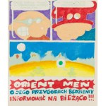 Tadeusz Baranowski (b. 1945, Zamosc), Orient Men, blaudruk no. 2, 1976