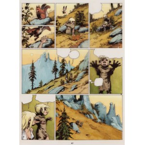 Grażyna Foltyn-Kasprzak, Graza (b. 1953, Cracow), Szninkiel. Mission, blaudruk no. 38, 2001