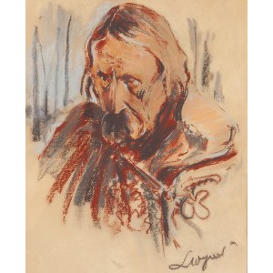 Leon Wyczółkowski (1852 Huta Miastkowska - 1936 Varšava), Portrét starého horala (Szymon Tatar)