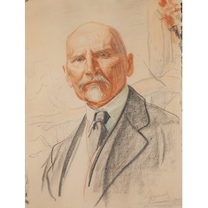 Leon Wyczółkowski (1852 Huta Miastkowska - 1936 Warsaw), Self-portrait, 1916