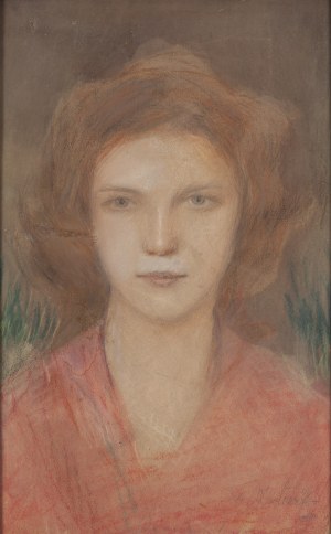 Teodor Axentowicz (1859 Braszow - 1938 Kraków), Portret kobiety
