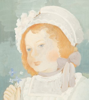 Alicja Hohermann (1902 Warszawa - 1943 Treblinka), Dziewczynka z niezapominajką, 1936
