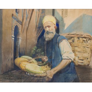 Feliks Michał Wygrzywalski (1875 Przemyśl - 1944 Rzeszów), Fruit trader from Constantinople, 1919